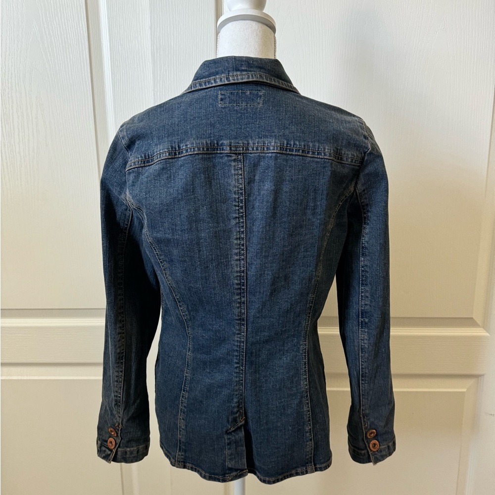 Levi's Strauss Classic Blue Denim Blazer Classic Tailored Fit - Picture 3 of 6